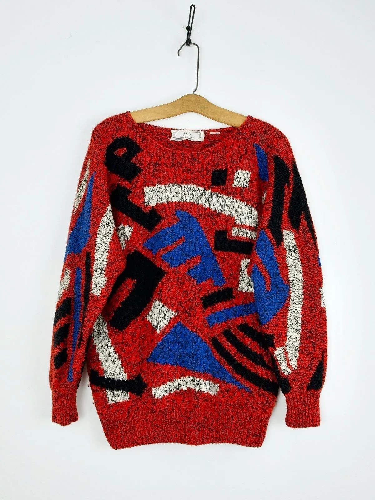 Vintage Abstract Shape Sweater