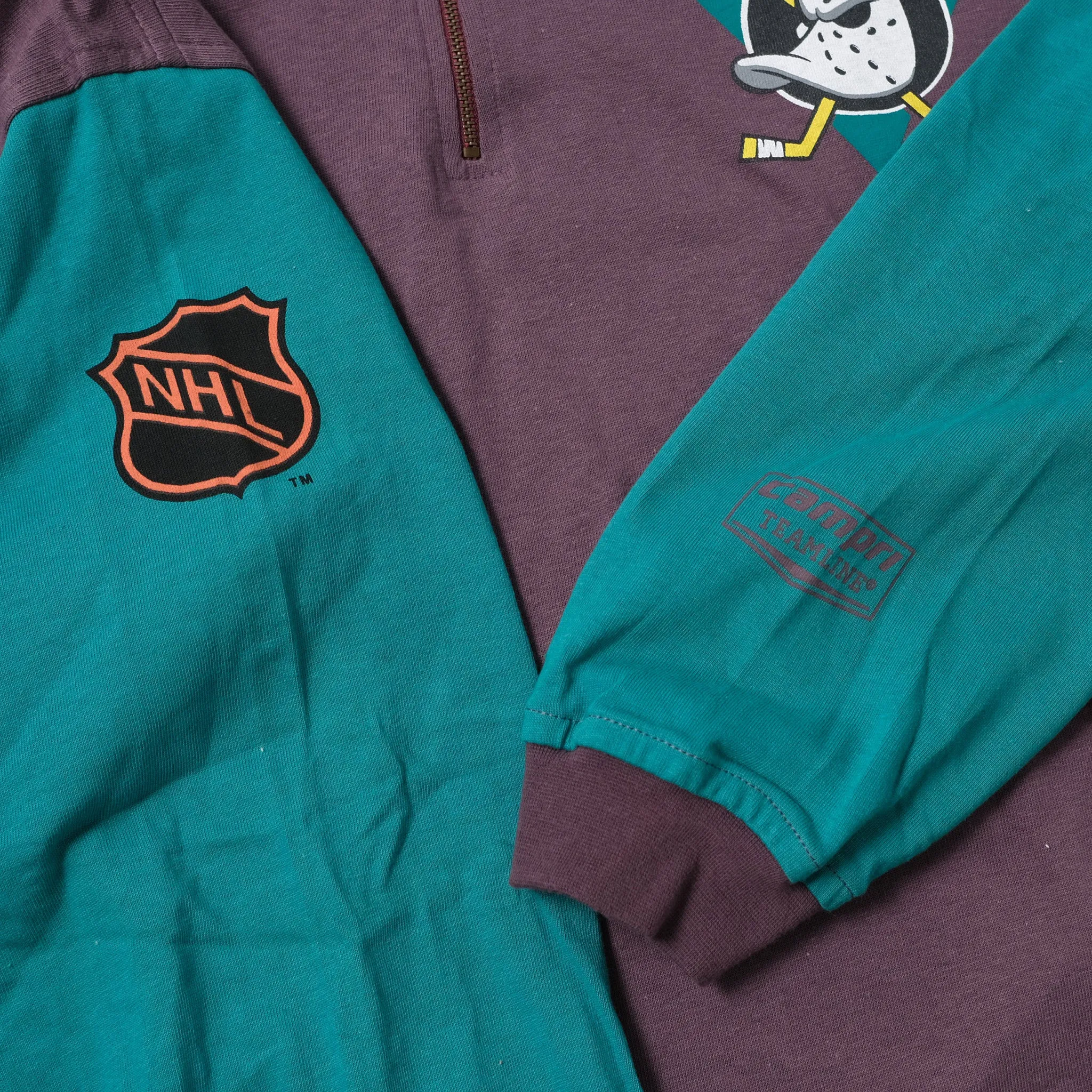 Vintage Deadstock Mighty Ducks Long Polo Large / XLarge