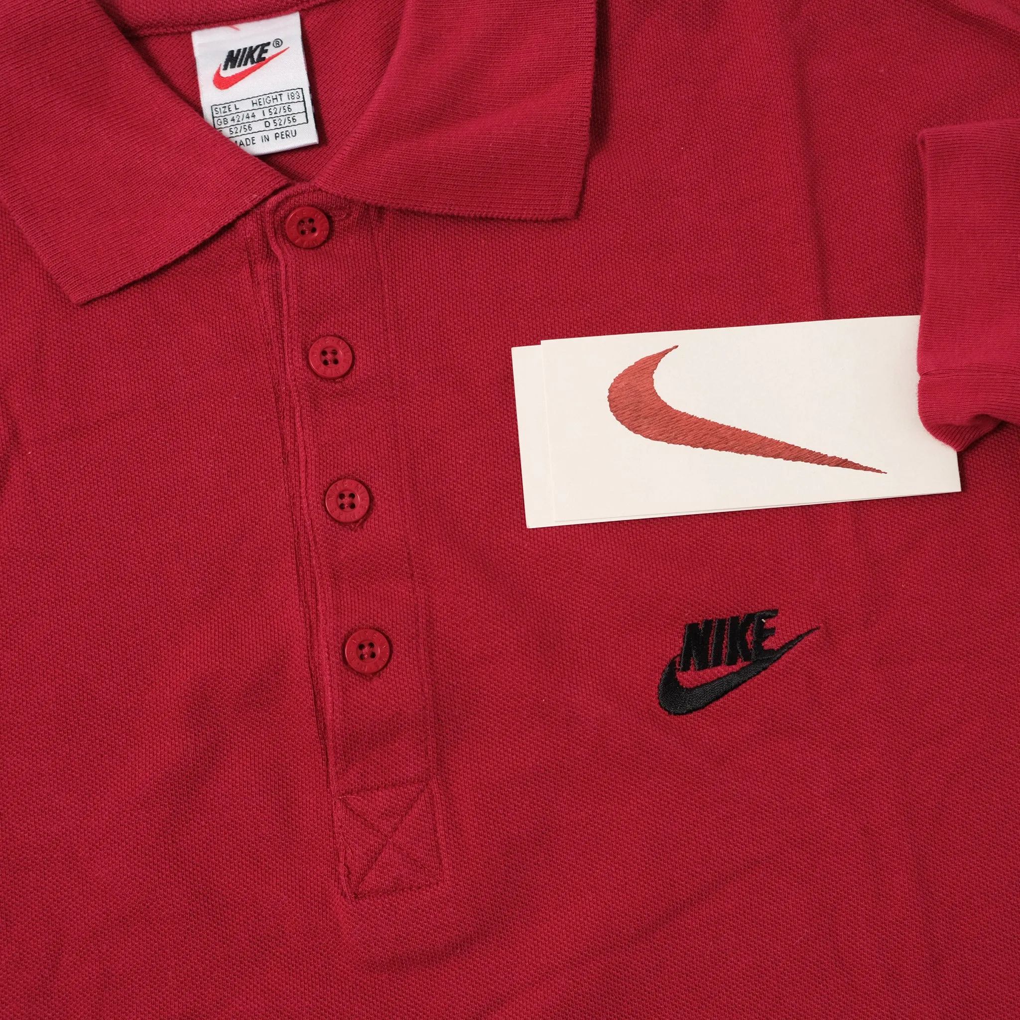 Vintage Deadstock Nike Long Polo XLarge