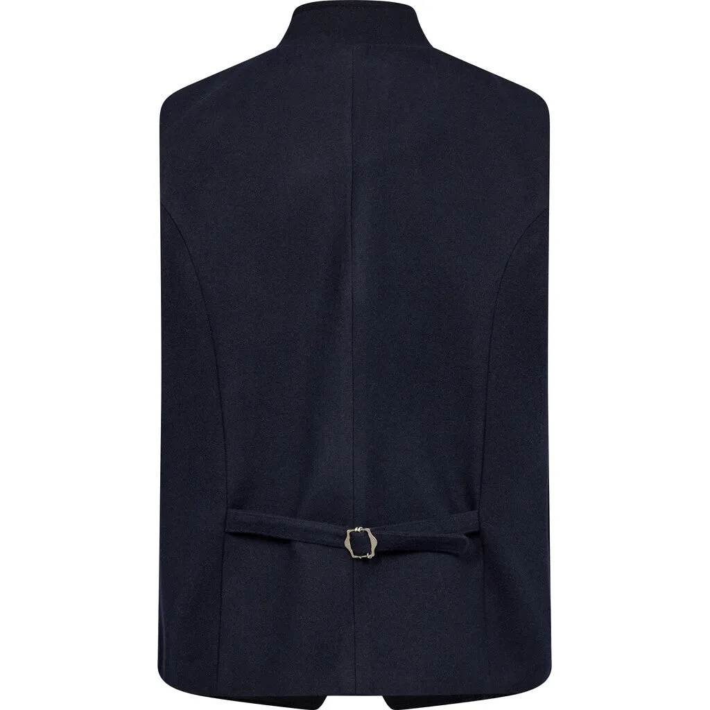 Wally Wool Vest - NAV Navy