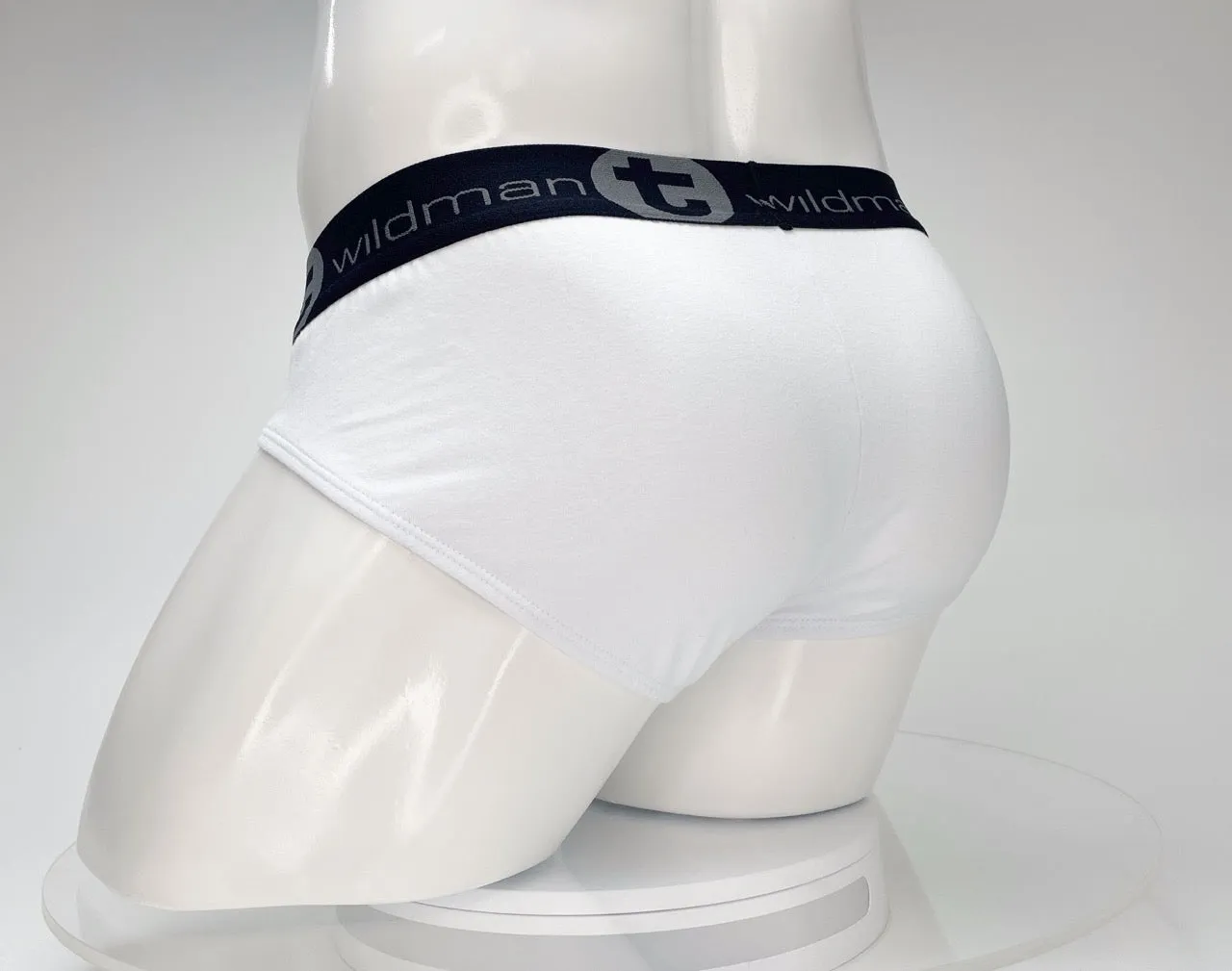 WildmanT Cotton Monster Cock Brief White