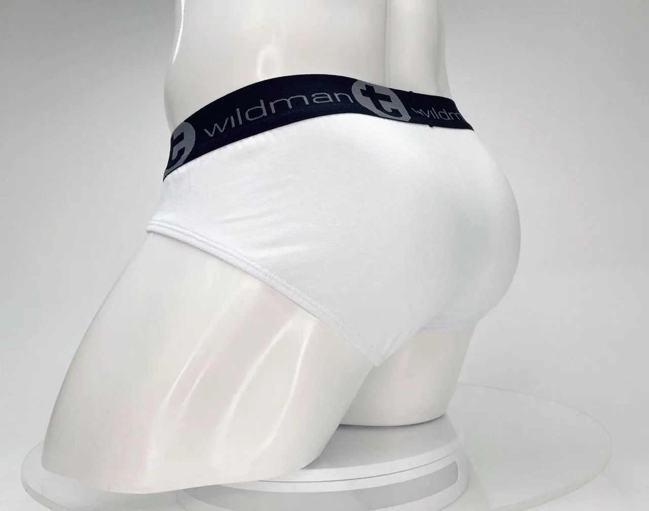 WildmanT Cotton Monster Cock Brief White